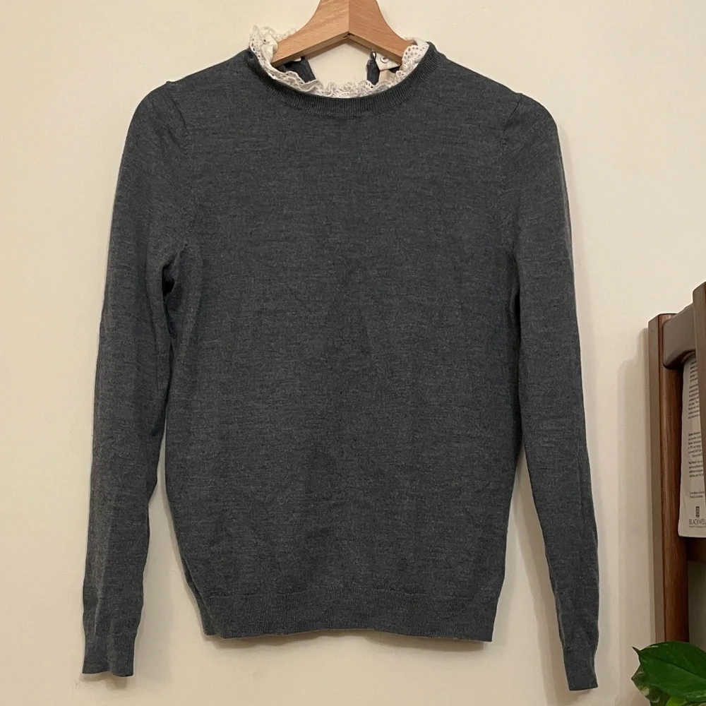 Sézane Eduardo 100% Merino Wool Sweater Size S - Picture 3 of 9